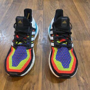 Adidas Ultraboost FW8709 Multicolor Knit Running Shoes Men’s Size 8 No Box